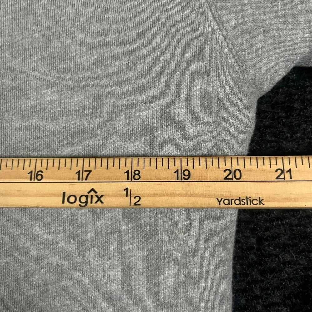 Adidas x Peloton Mens XS Heather Grey Crewneck Sweatshirt Sleeve Graphic Logo‎